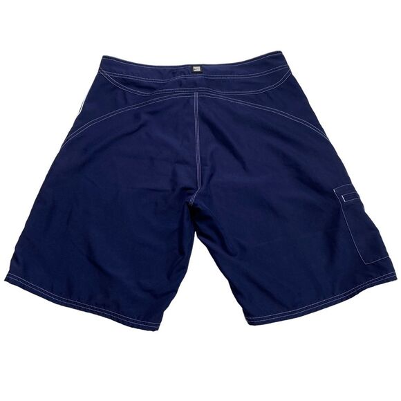 Nike Swim Men’s Navy Blue Board Shorts Sz 34 - Picture 14 of 15